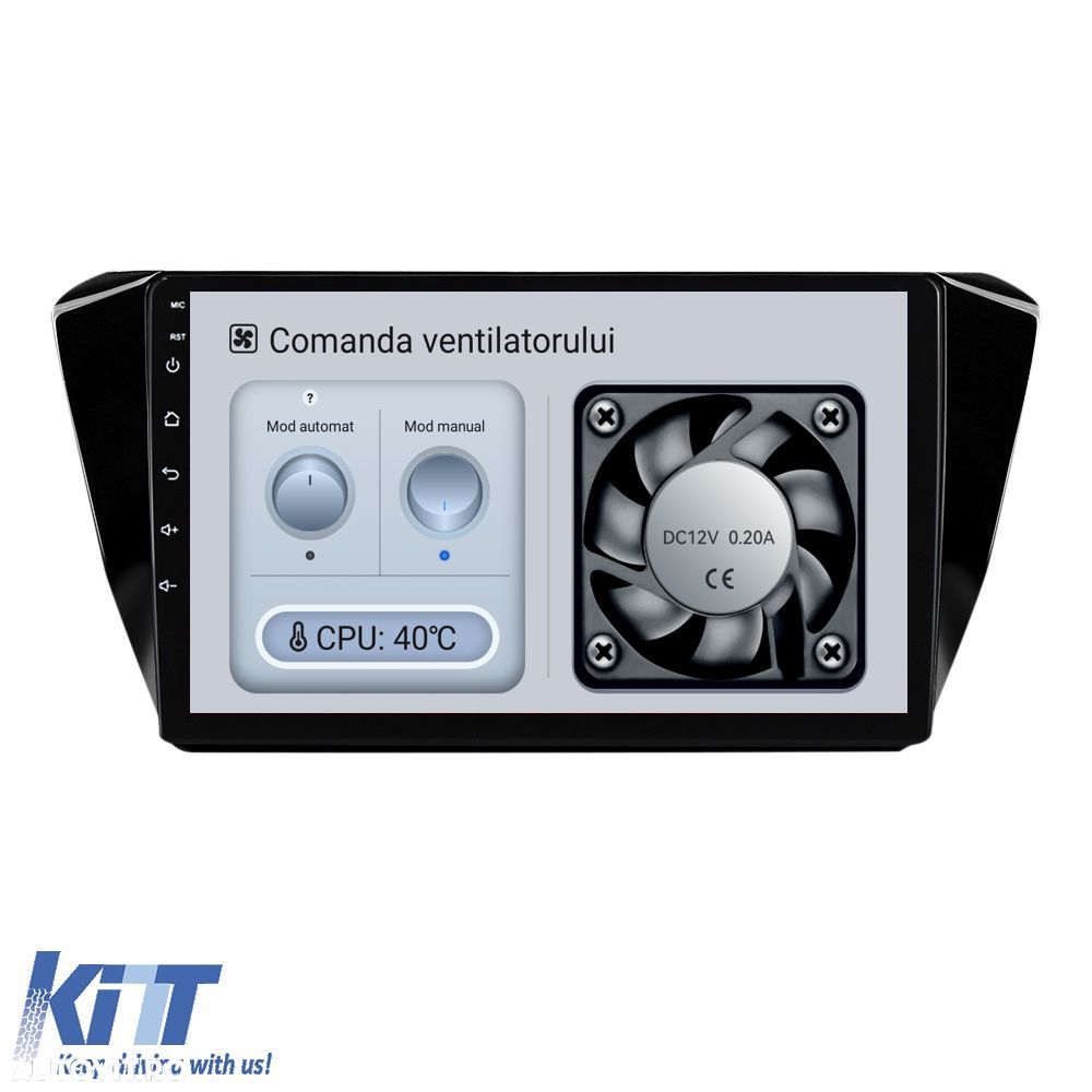 Navigatie Android Dedicata Skoda Superb 3 (2015-2019), 10Inch, 4Gb Ram - 4