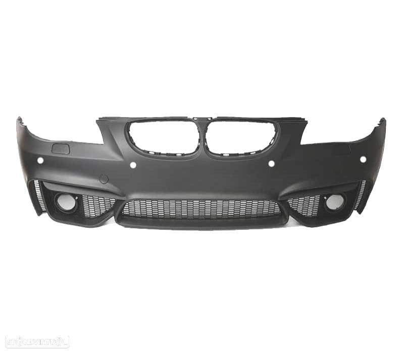 PARA-CHOQUES FRONTAL BMW E60 E61 03-07 LOOK M4 PDC NEVOEIRO ABS - 2