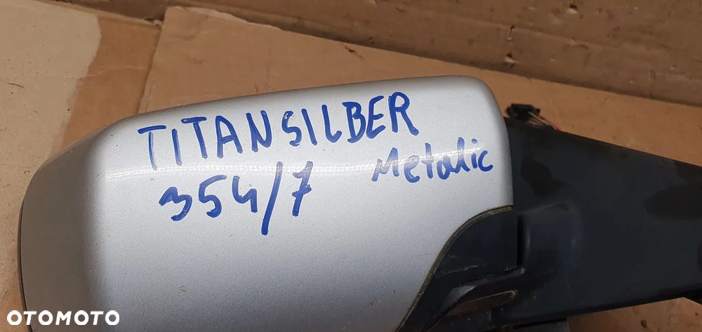 Lusterko zewnętrzne prawe BMW 3 E46 5 PIN 354/7 - 7