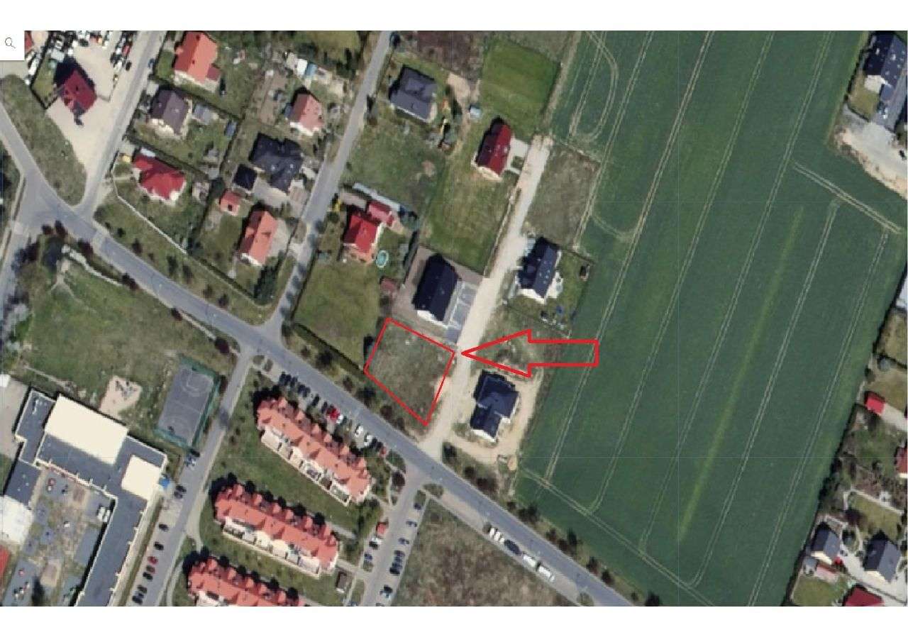 Działka budowlana przy Rynku w Kątach Wrocławskich - Pełny obrazek: 2/2