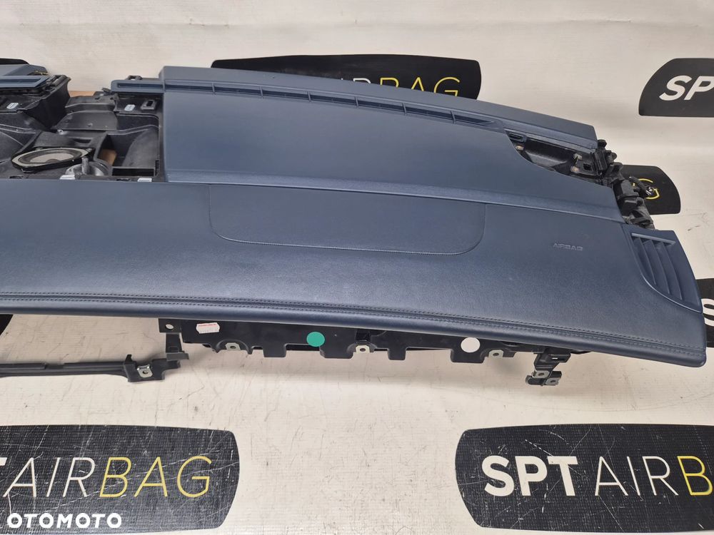 PORSCHE PANAMERA 970 DESKA ROZDZIELCZA NIEBIESKA NITKA KONSOLA KOKPIT PULPIT PODUSZKI AIRBAG AIR BAG PASY KIT SET - 6