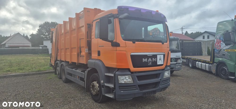 MAN Man tgs 6x2 śmieciarka sprowadzona z Niemiec - 5