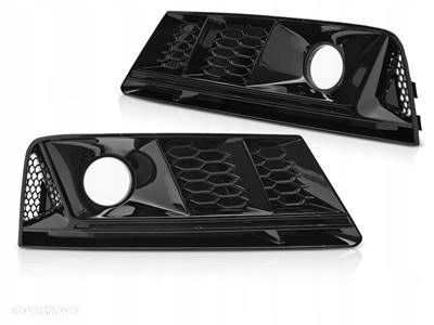 Ramki Radaru Adaptacyjnego Tempomatu Acc Audi A4 B9 15- 19 Glossy Black - 1