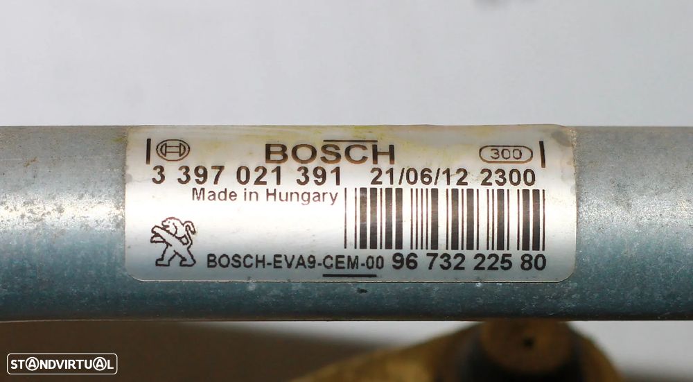 MOTOR LIMPA PARA-BRISAS PEUGEOT 208 - 3