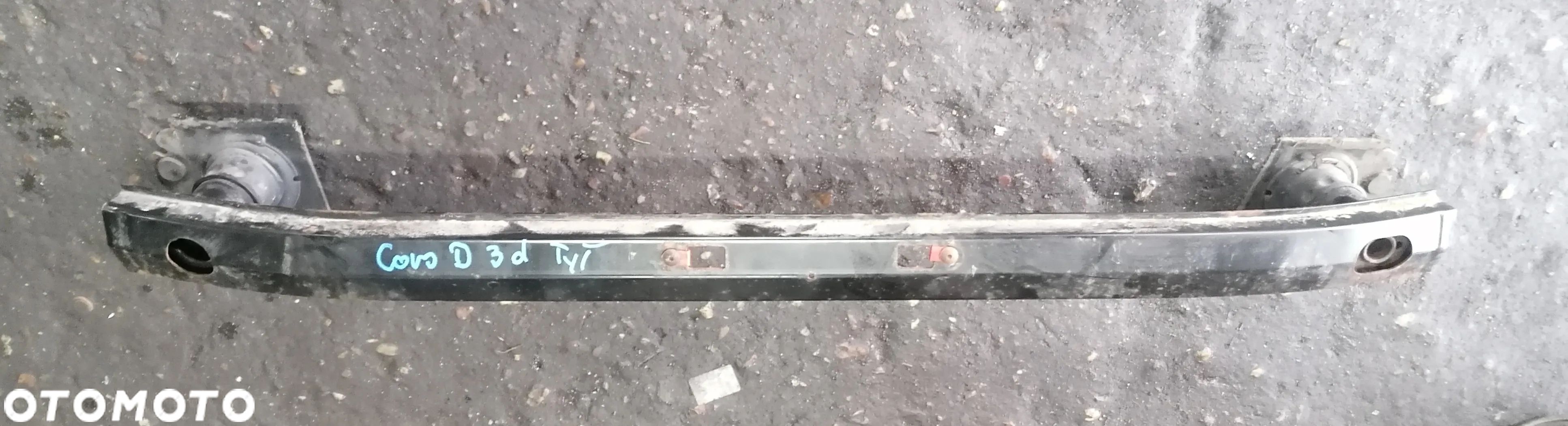 OPEL CORSA D 06r- BELKA WZMOCNIENIE ZDERZAKA TYŁ TYLNA - 1