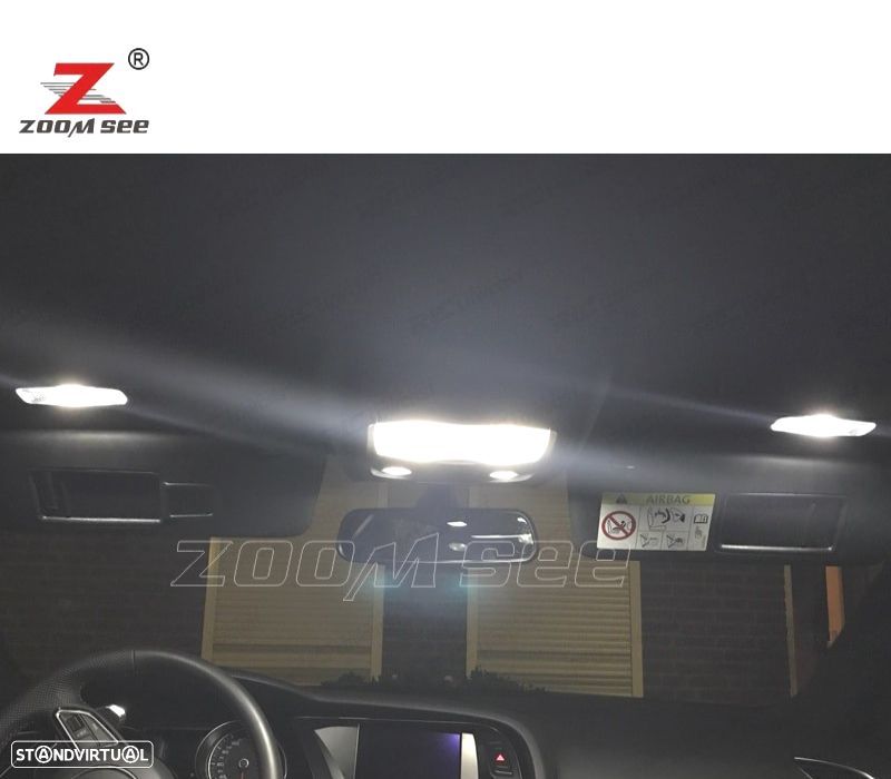 KIT COMPLETO DE 20 LÂMPADAS LED INTERIOR AUDI A5 S5 RS5 SPORTBACK 09-15 - 5