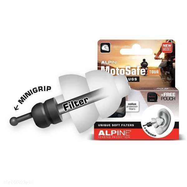 Stopery do uszu motocyklowe MotoSafe Tour ALPINE - 3