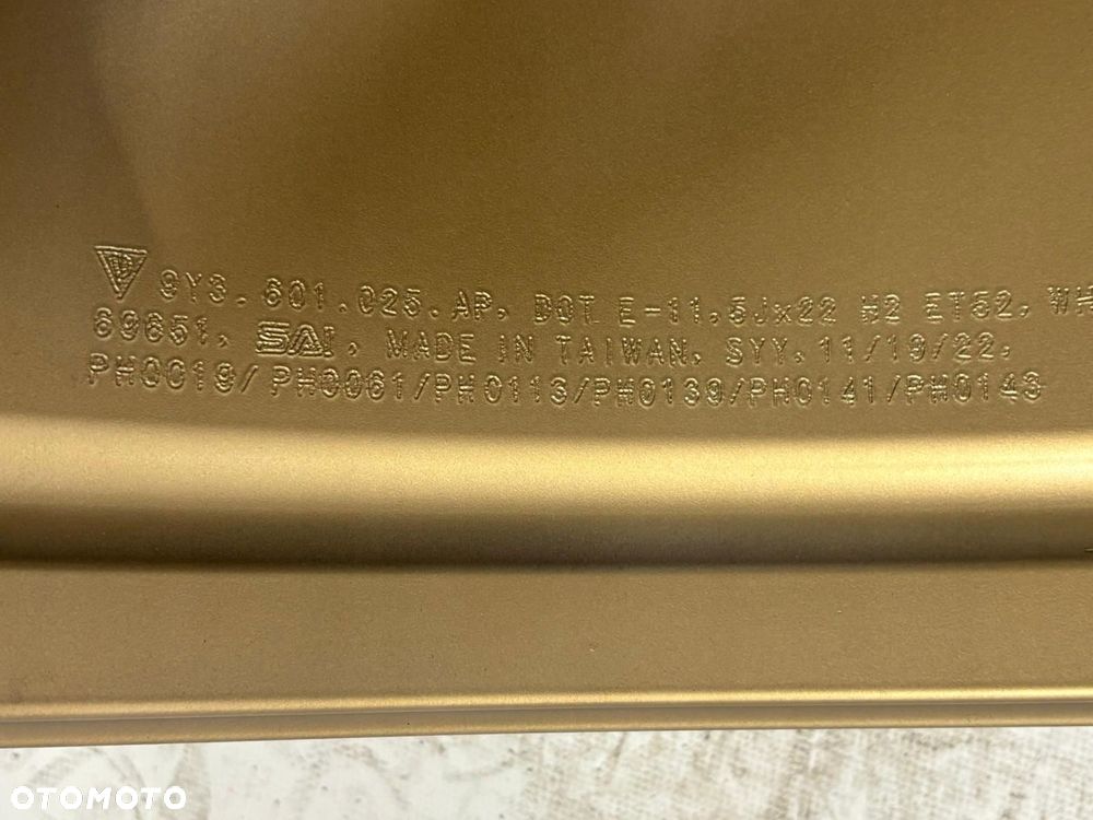 KOMPLET FELG ALUFELG KUTE PORSCHE Cayenne Coupe Coupé GT GTS 9Y3601025AP BA - 13