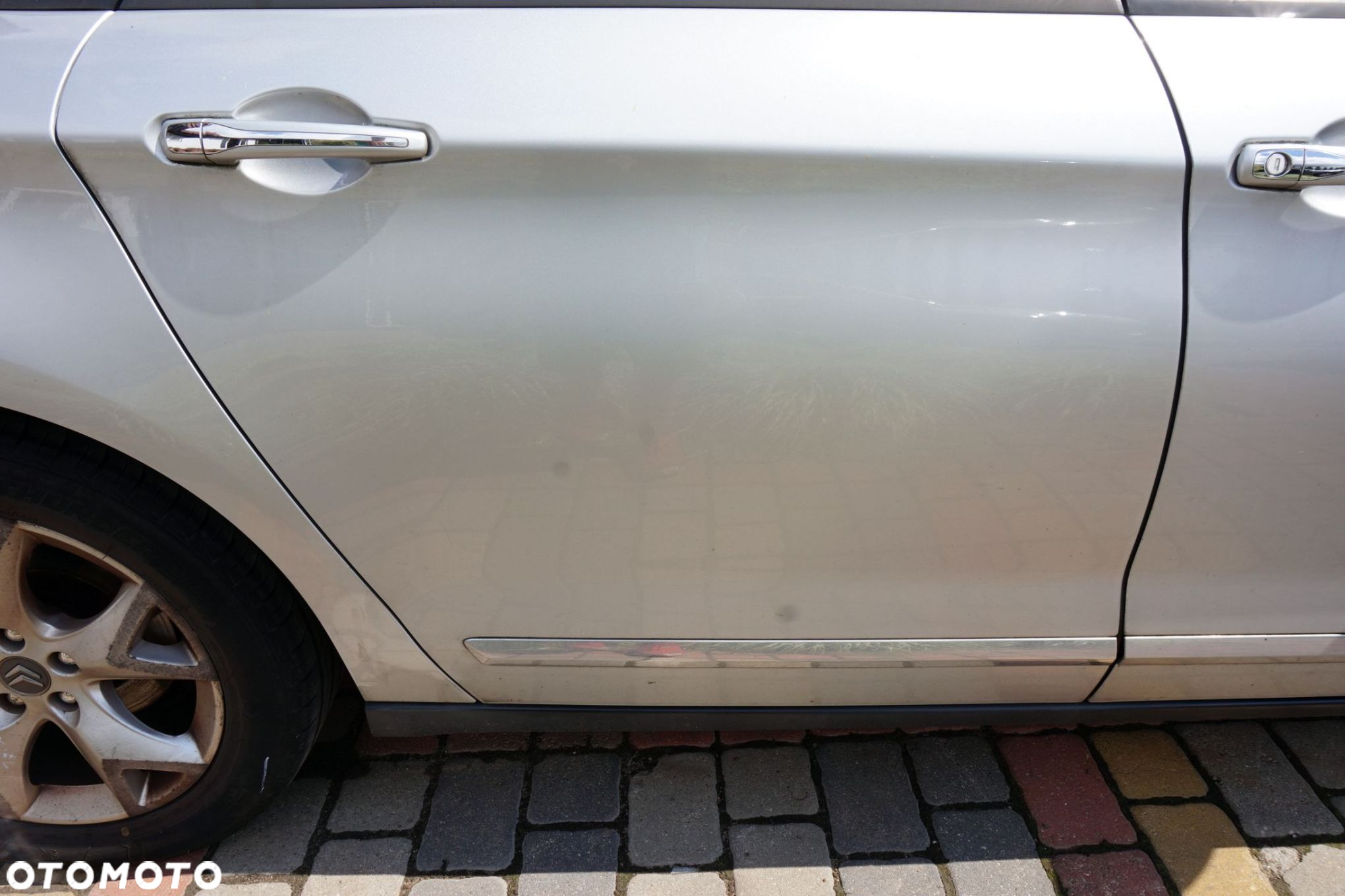 DRZWI TYLNE PRAWE C5 III X7 SEDAN EZRC  SREBRNY CITROEN 2008-2017 - 2