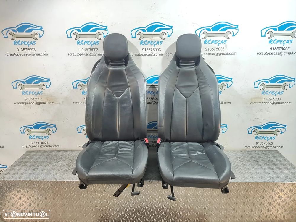 Conjunto Bancos Frente Frontais Pele Mercedes Benz SLK R171 - 11