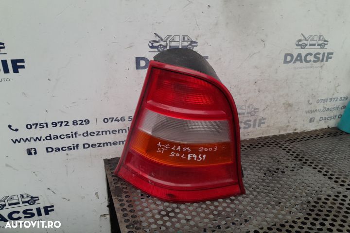 Lampa / Tripla stop stanga pe aripa Mercedes-Benz A-Class W168  [din - 1