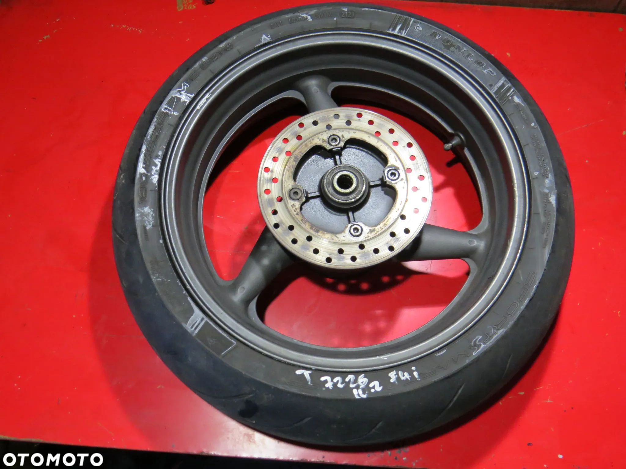 HONDA CBR 600 F4I CBR600 01-06 koło tył tylne opona felga tarcza - 1