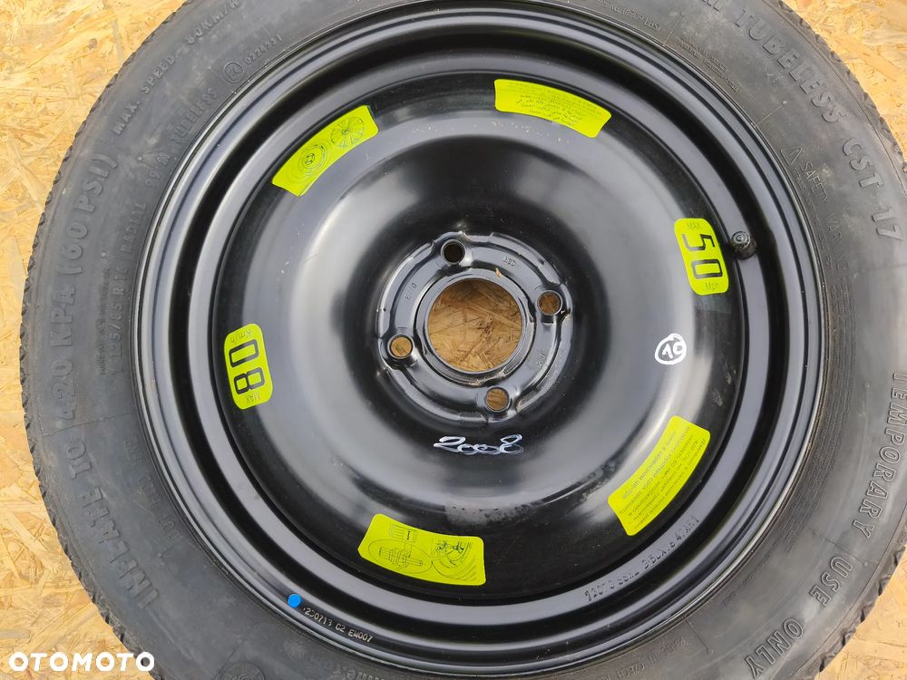 KOŁO DOJAZDOWE ZAPASOWE PEUGEOT 2008 16 CALI 4X108 - 2
