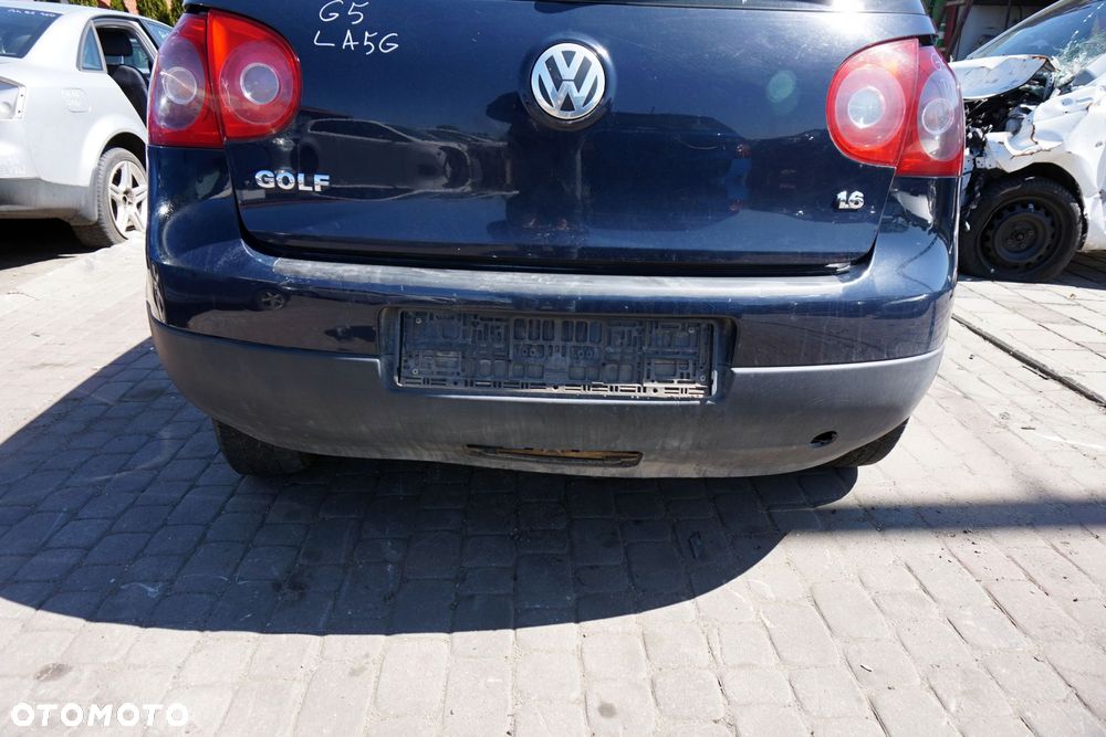 ZDERZAK TYLNY GOLF V 5D HB LA5G  SREBRNY VOLKSWAGEN 2003-2009 - 1