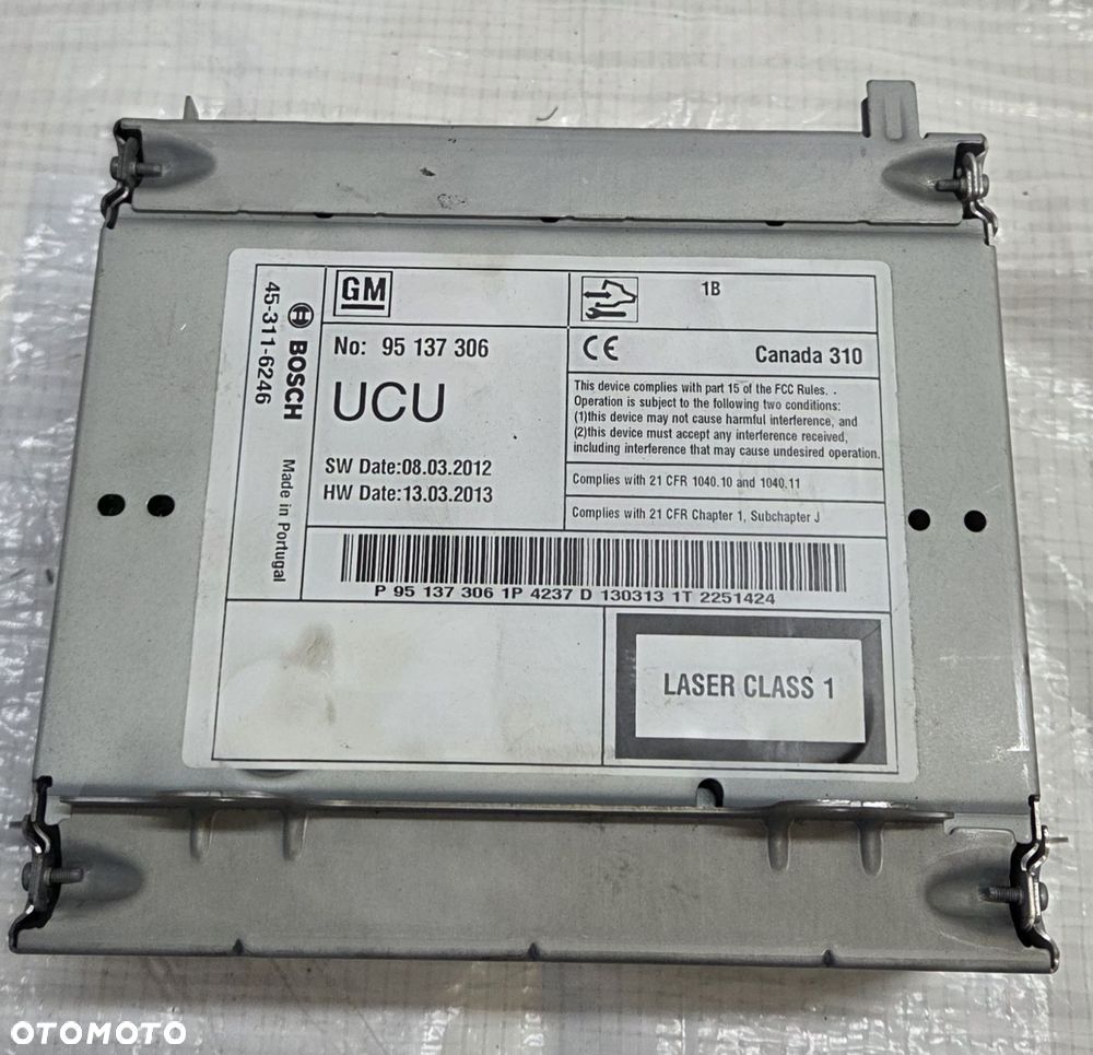 RADIO CD NAWIGACJA NAVI OPEL MOKKA A 5137306 - 5