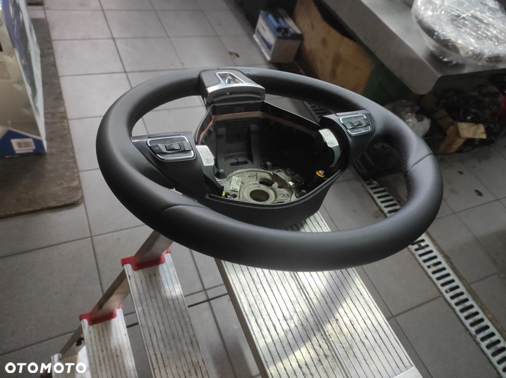 KIEROWNICA 3 RAMIENNA SKÓRA SKÓRZANA MULTIFUNKCJA R LINE VW TIGUAN PASSAT B6 B7 CC SIROCCO CADDY GOLF 5 6 TOURAN EOS POLO 5 6 WYSYŁKA !!! - 7