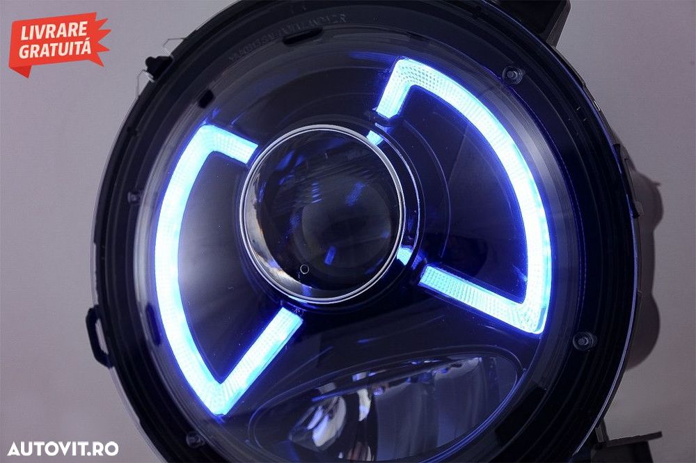 Faruri LED compatibile cu Jeep Wrangler IV JL/JLU (2018-up) - 8