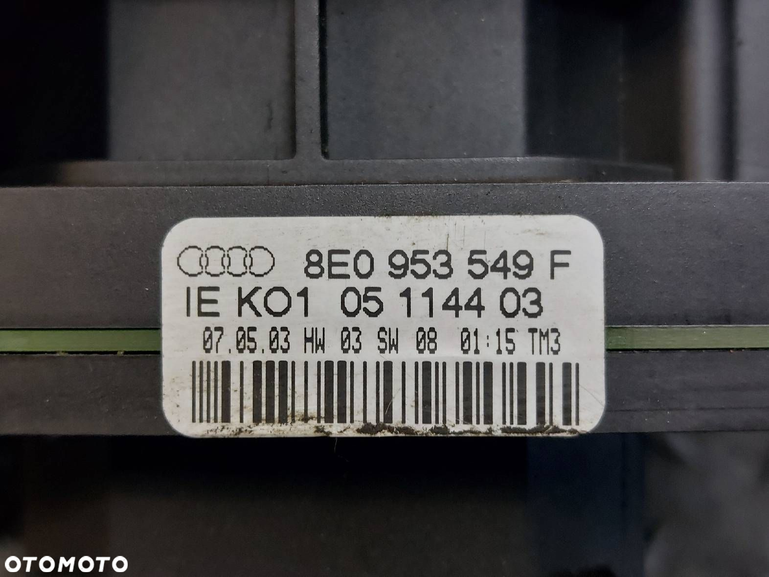 MANETKA PRZEŁĄCZNIK ZESPOLONY AUDI A4 B6 8E0953541C 8E0953549F - 7