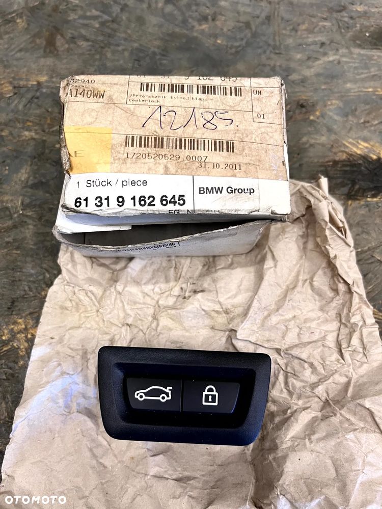 BMW F01 F10 F25 F30 PRZEŁĄCZNIK PRZYCISK KLAPY 9162645 61319162645