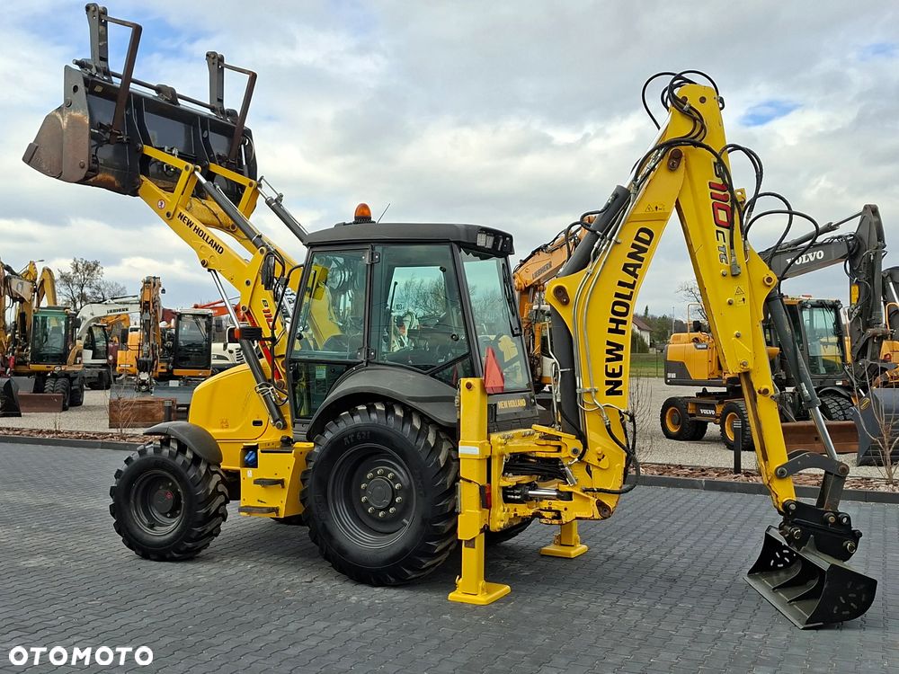 New Holland B110 C / Joystick / Koparko Ładowarka / - 11