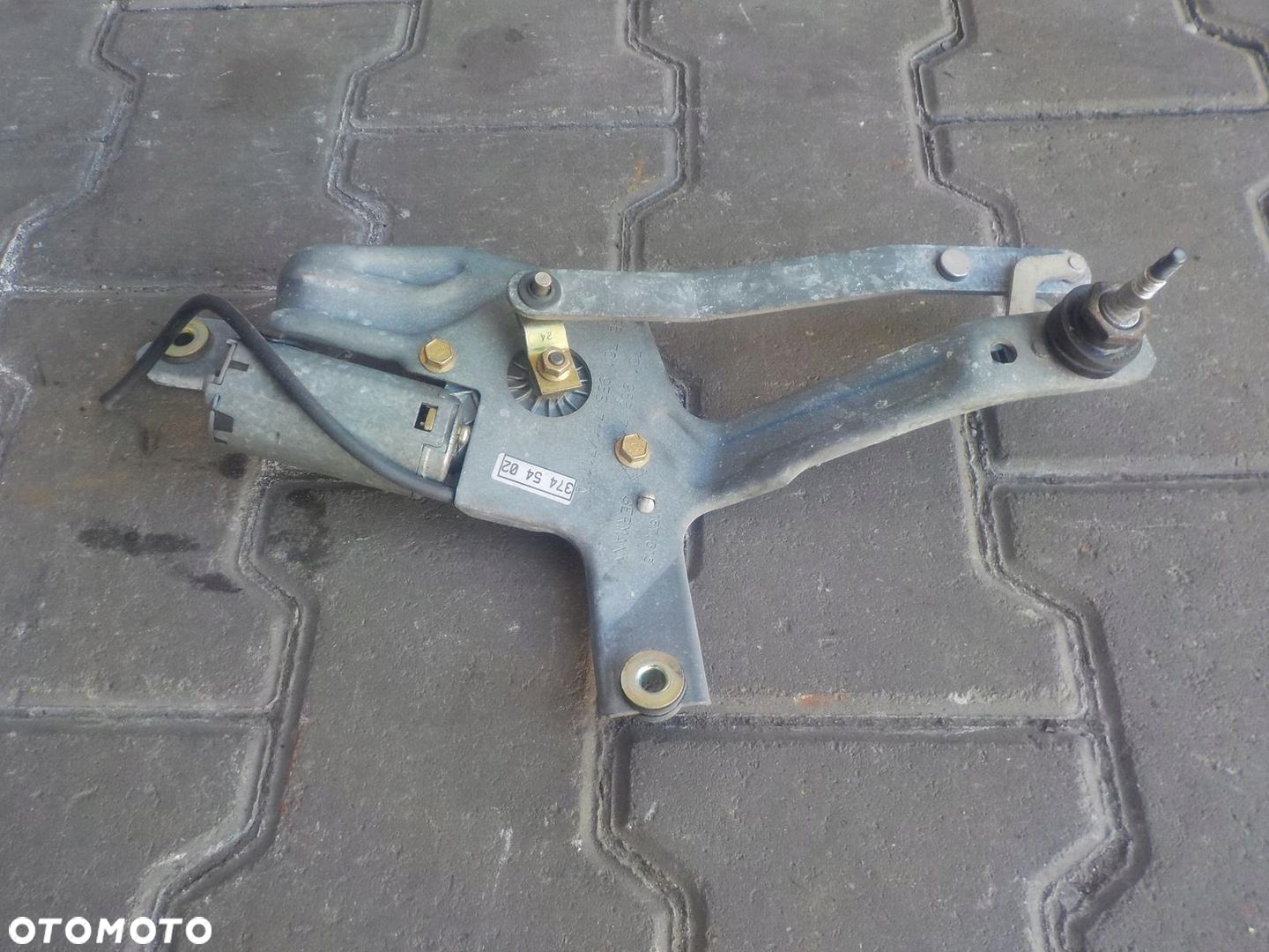 VW T4 SILNICZEK MECHANIZM WYCIERACZKA KLAPY TYŁ - 3