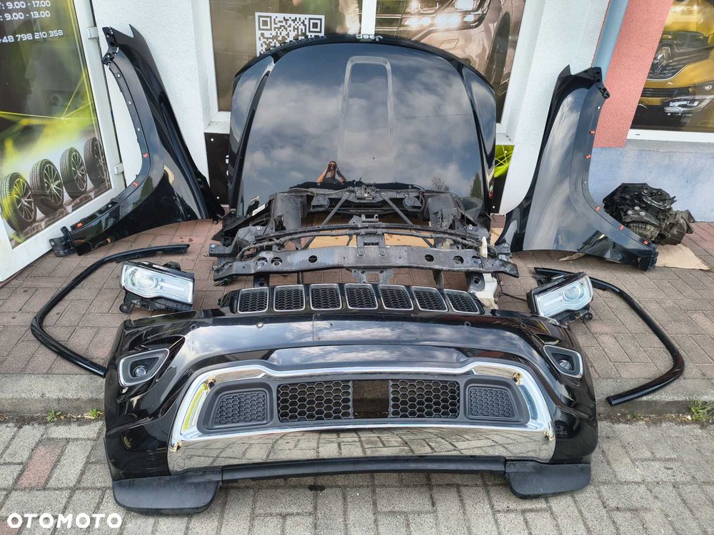 Przód kompletny Jeep Grand Cherokee WK2 lift Maska zderzak Błotnik Reflektor