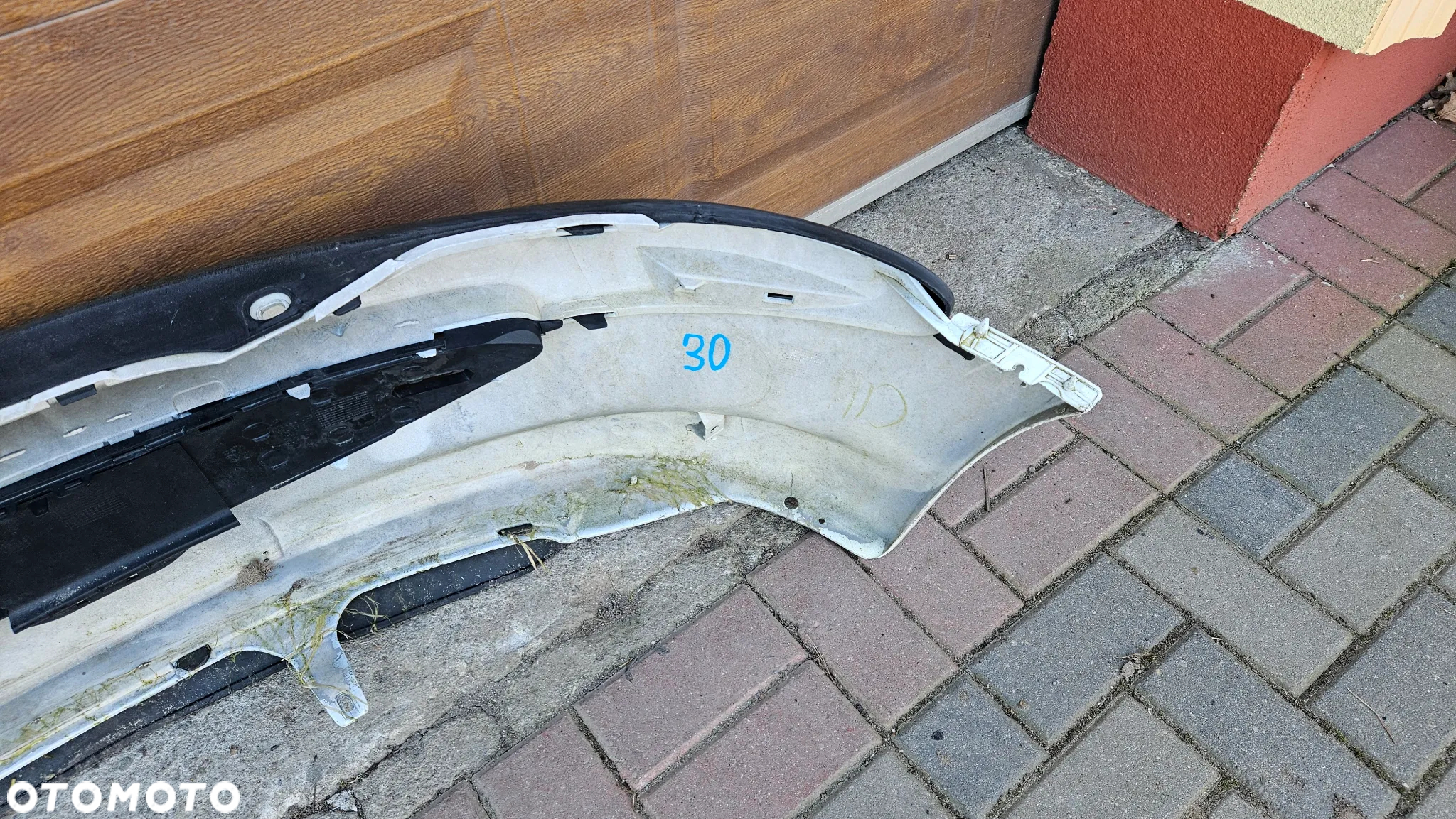 Peugeot 206 2002 2003 Kompletny zderzak przód Zderzak przedni kolor biały EWP EWPA - 11