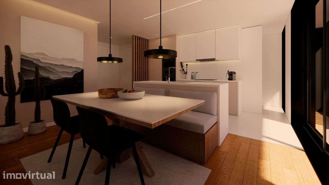 Apartamentos T1 no condomínio fechado Twin22, no centro de Espinho - Grande imagem: 2/17