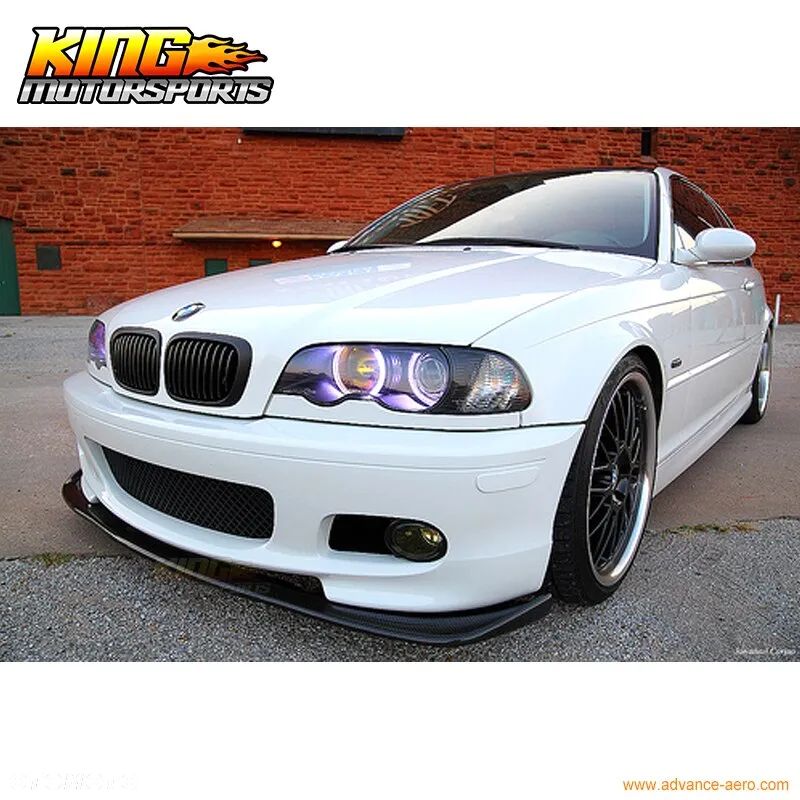 BMW 3 E46 M PAKIET DYFUZOR PRZEDNIA DOKŁADKA ZDERZAKA PODKŁAD - 6