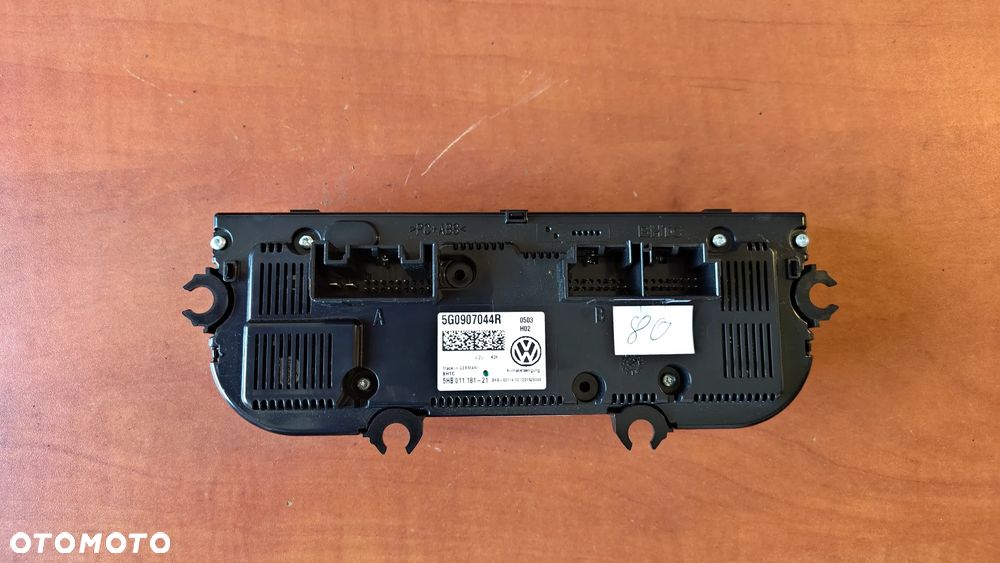 VW GOLF VII 7 GTI PANEL KLIMATYZACJI 5G0907044R - 2