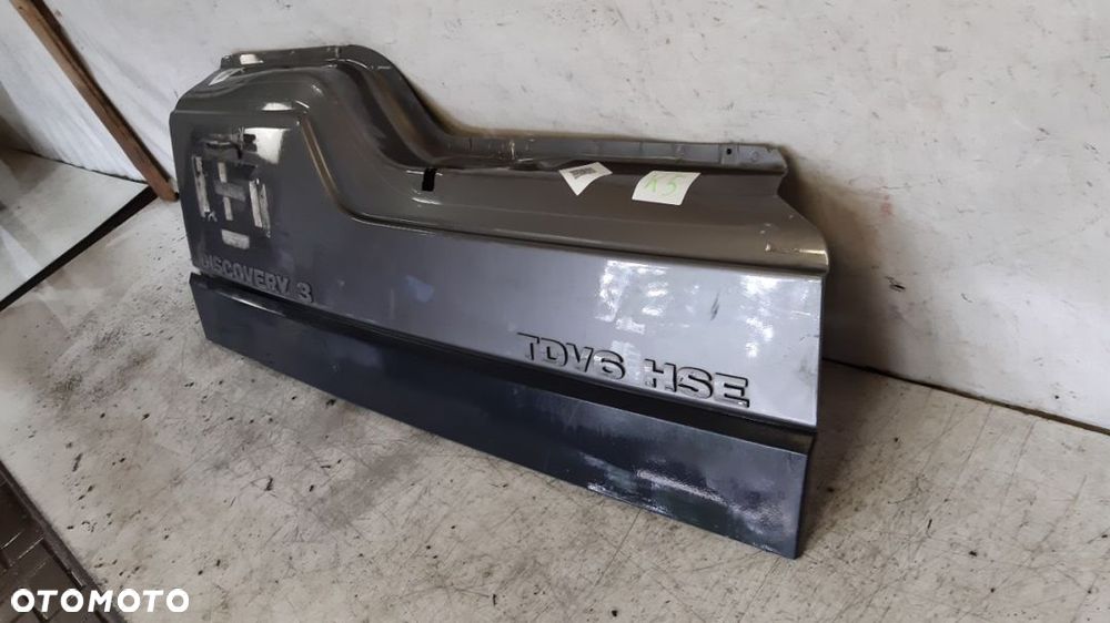 / KLAPA TYŁ TYLNA BAGAŻNIKA BURTA LAND ROVER DISCOVERY III 3 SZARY - 2