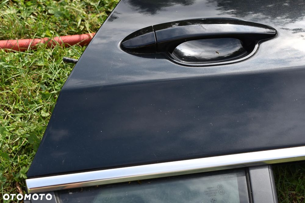 BMW E60 E61 KOMBI DRZWI LEWE TYLNE TYŁ BLACK SAPPHIRE METALLIC W KOLOR - 9