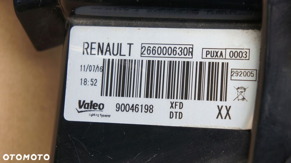 PRAWY LED SWIATLO DRL RENAULT TALISMAN - 7