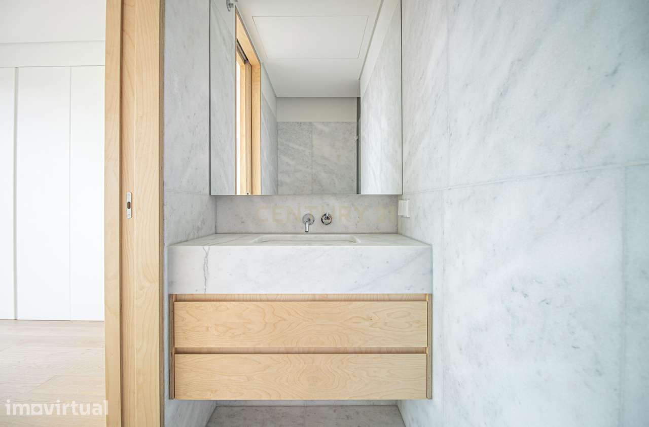 Apartamento T2 | Condomónio Fechado Santos Dumont c/ Piscina e Garagem - Grande imagem: 3/40