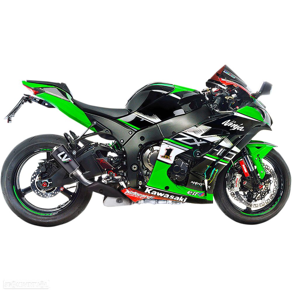 ponteira escape leovince kawasaki zx-10 r / rr 1000 ninja - 15200c - 1