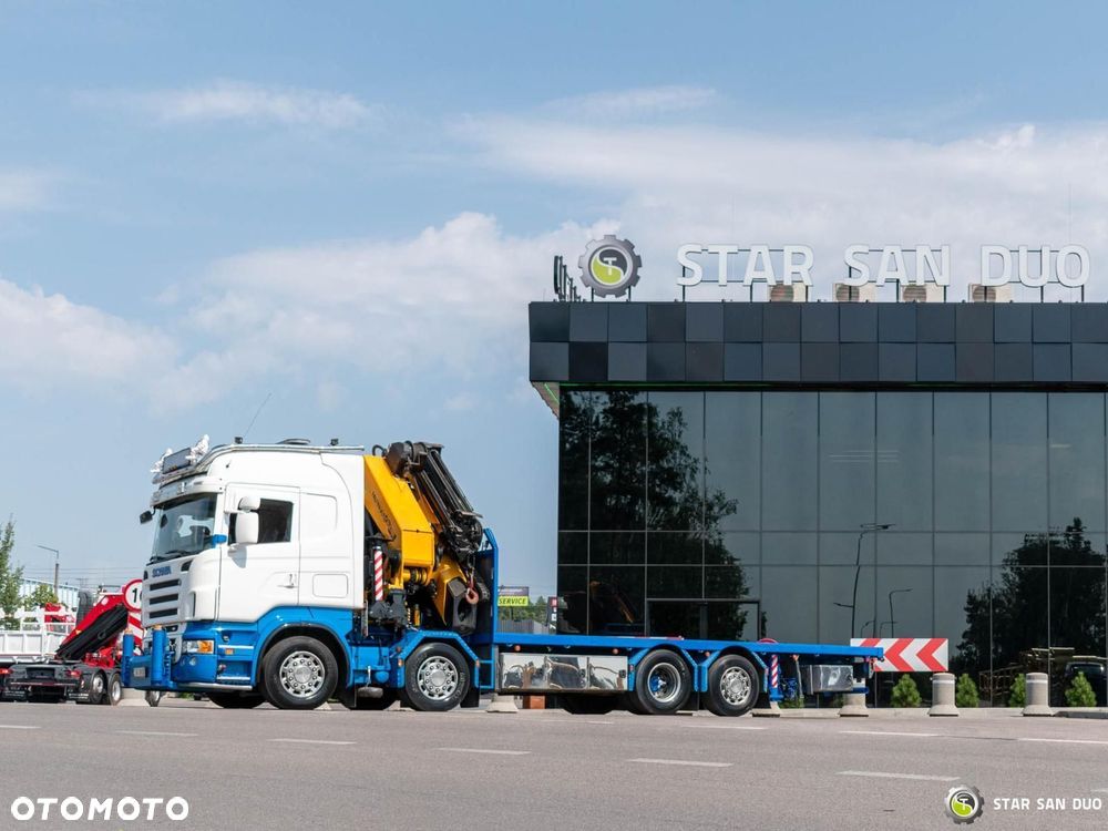 Scania R500 8x2 PALFINGER PK 85002 Fly Jib Wciągarka HDS Żuraw Crane - 9