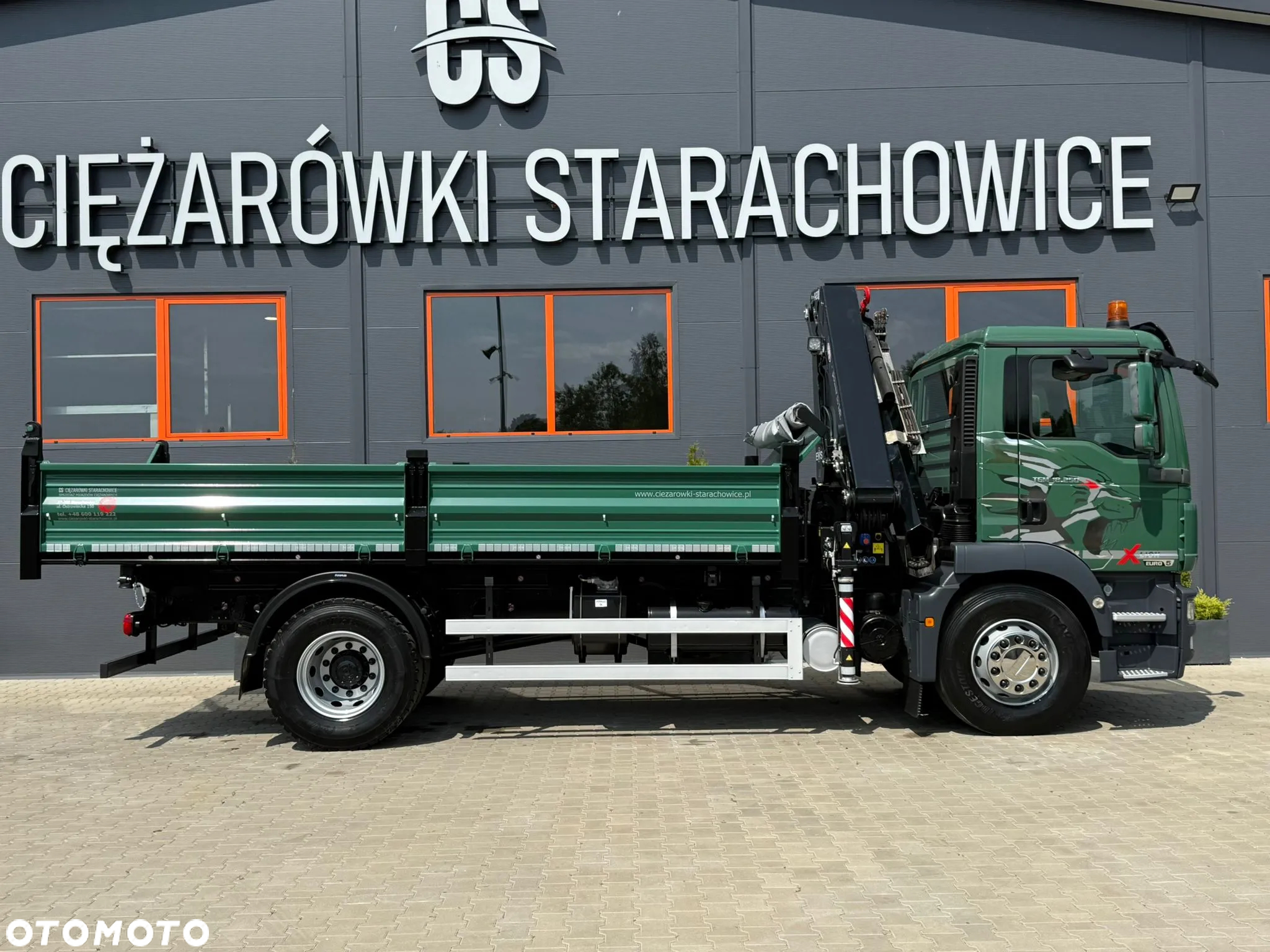 MAN TGM TGL TGS 18.250 // E5 // wywrotka 3-S + HDS HMF 1420 - K2 // budowlanka // energetyka //żuraw dzwig kran crane // Świeżo sprowadzony - 9