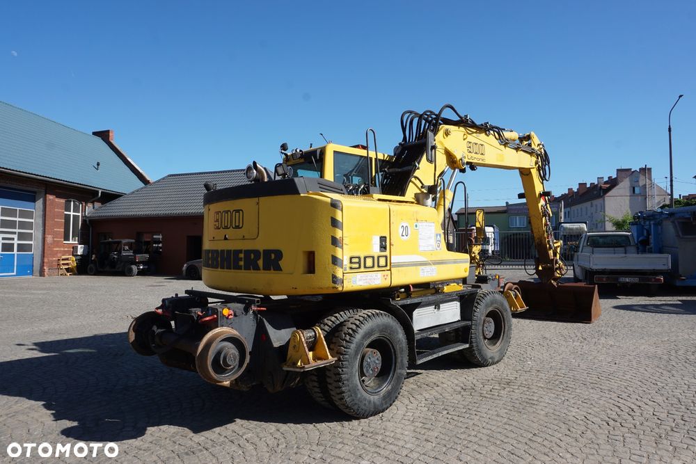 Liebherr A900C ZW Koparka dwudrożna Kolejowa - 3