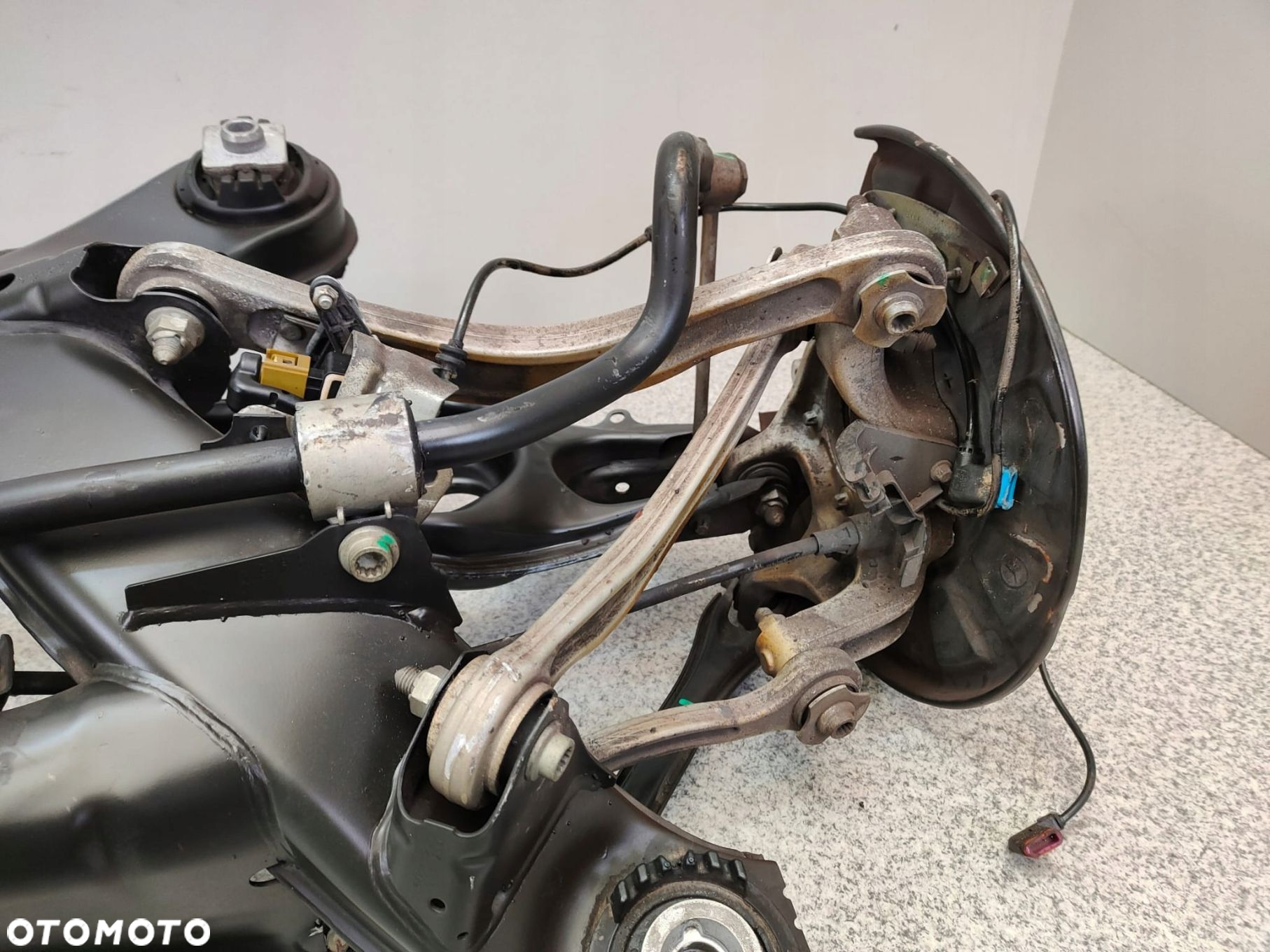 MERCEDES E KLASA W212 ZAWIESZENIE TYLNE KOMPLETNE WÓZEK ORYGINALNE IDEALNE - 4