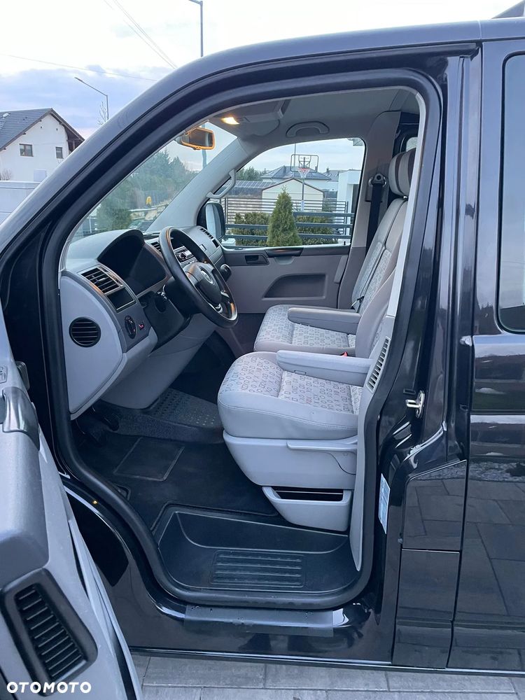 Volkswagen TRANSPORTER T5 1.9TDI Klima Elektryka Tempomat Brygadówka Dubel Kabina 6os Hak Opł - 12