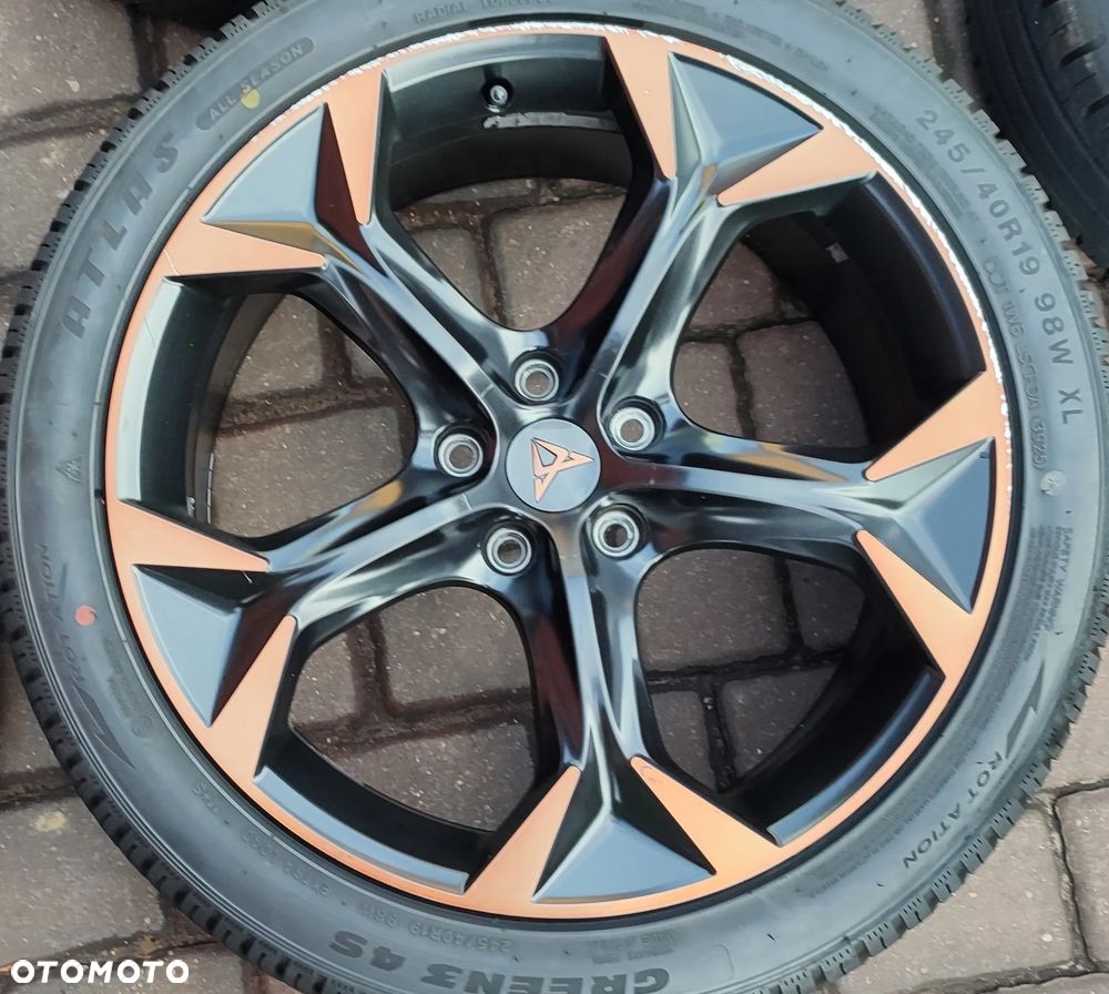 Koła Całoroczne Felgi Aluminiowe Oryg. Cupra Formentor 19 Cali 245/40/19 2025r 4 x 7,5mm Starogard Gdański - Wysyłka - 3