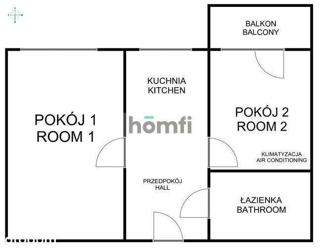 Klimatyzowane 2 pok 41 m2 Płaszowska balkon