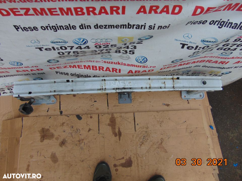 Armatura bara fata Renault Trafic 2014-2021 Nissan NV 300 Opel Vivaro dezmembrez - 2