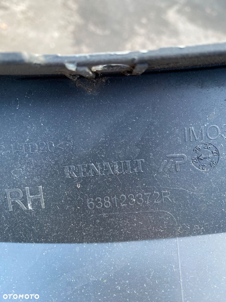 DACIA DASTER DUSTER 3 III NAKŁADKA NA BŁOTNIK PRZEDNI LISTWA BŁOTNIKA PRZEDNIEGO PRAWEGO PRAWA PRZEDNIA PRAWY PRZÓD POSZERZENIE 638123372R Wwa - 7