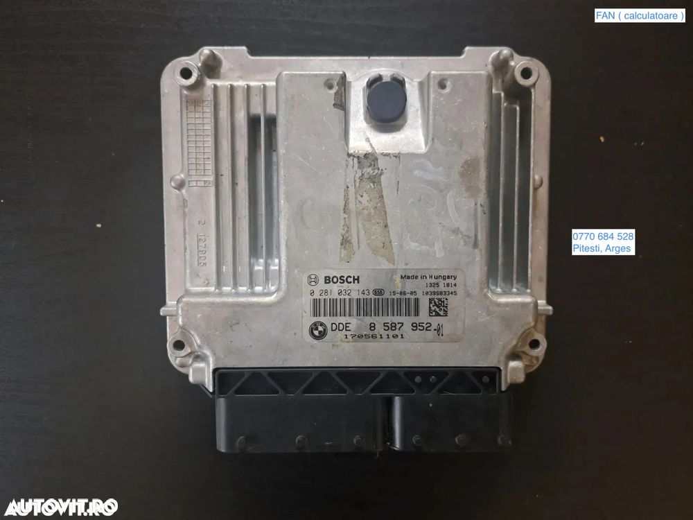 Uitate control ECU calculator motor DDE Original BMW F20 LCI F21 LCI F22+LCI F23+LCI F30+LCI F31+LCI F34+LCI F32+LCI F33+LCI F36+LCI F10 LCI F11 LCI - 1