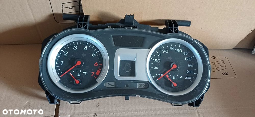 Zestaw startowy stacyjka kluczyk licznik zegary moduł sterownik silnika immobilizer immo komputer 237101505R 8201054119 8200214173 2RPF10A855A 8201060291 Renault Clio III - 7