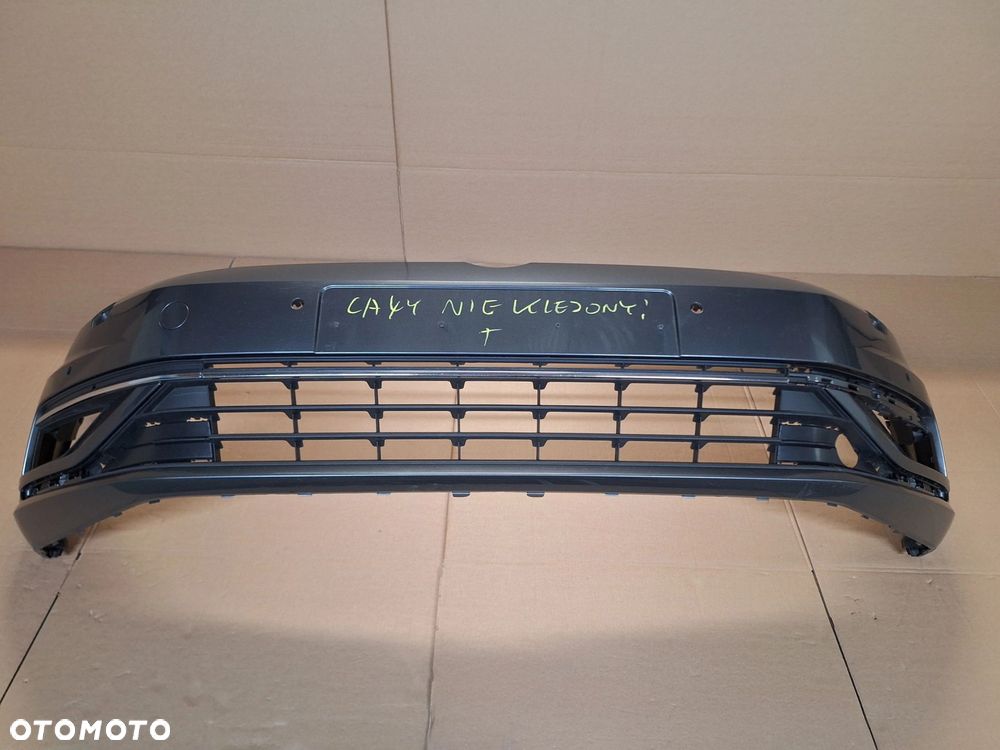 VW GOLF 7 VII LIFT 16- 17-20 5G0 KOLOR : INDIUM GREY LR7H NIE KLEJONY CAŁY! ZDERZAK PRZÓD PRZEDNI+KRATKI ORYGINAŁ VW 5G0 - 4