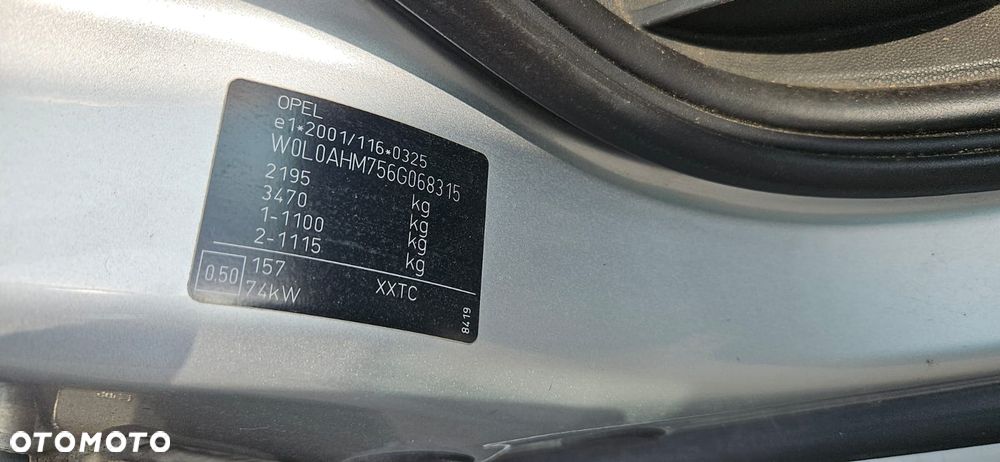 OPEL ZAFIRA B 05-08 1.9 CDTI Z19DTL - HAK HOLOWNICZY BELKA KULA - 13
