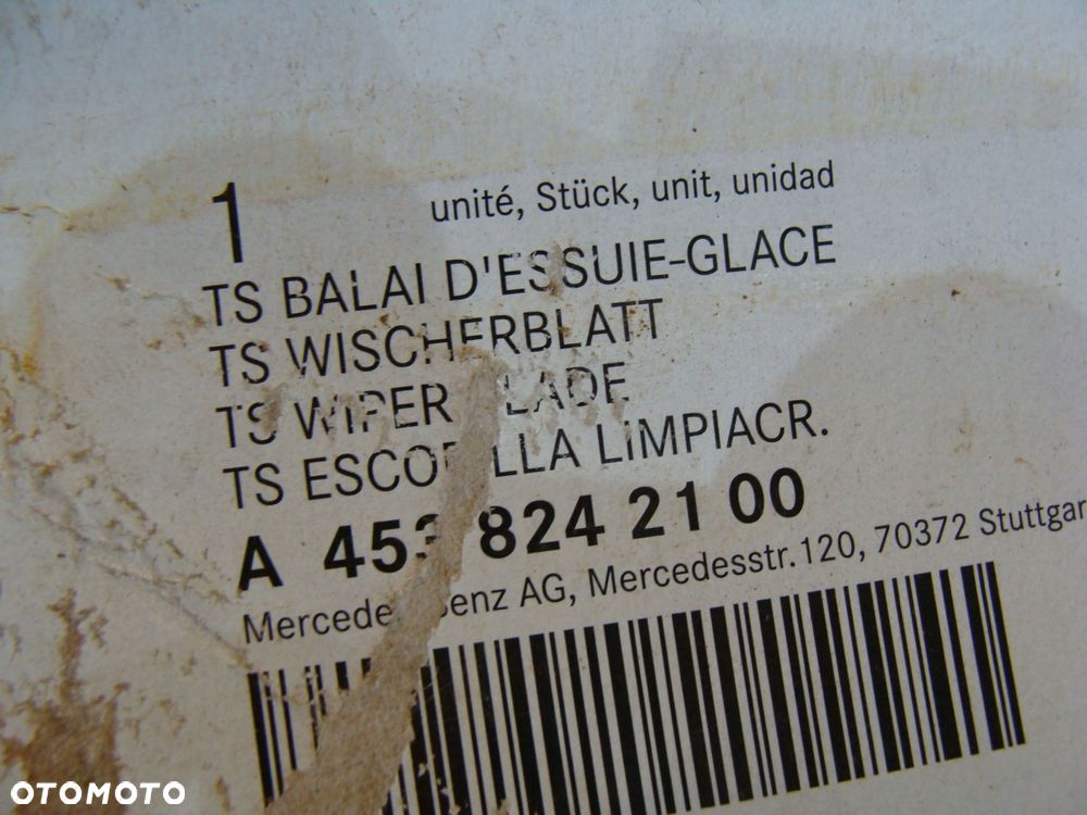 pióra wycieraczek oryginał smart 453 a4538242100 - 2