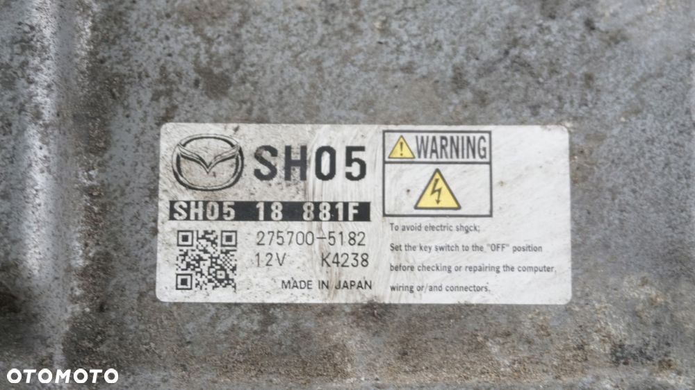 6 GJ CX-5 2.2 SKYACTIV 15r 175KM SH01 sterownik komputer silnika SH0518881F - 3